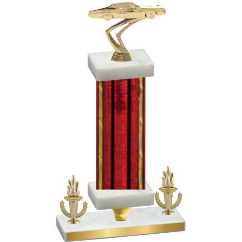 Premium Single Red Glacier Victory Cars Trophy