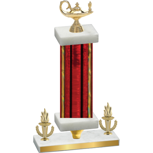 Premium Single Red Glacier Victory Academics Trophy