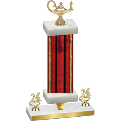 Premium Single Red Glacier Year Academics Trophy