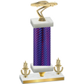 Premium Single Purple Carbon Fiber Victory Cars Trophy