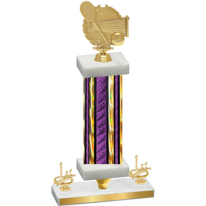 Premium Single Purple Glacier First Place Tennis Trophy