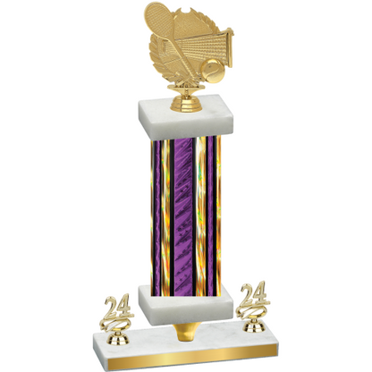 Premium Single Purple Glacier Year Tennis Trophy