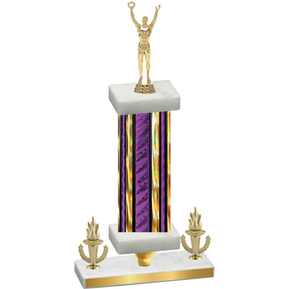 Premium Single Purple Glacier Victory Victory Trophy