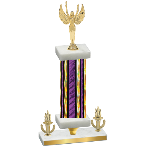 Premium Single Purple Glacier Victory Victory Trophy