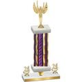 Premium Single Purple Glacier Year Victory Trophy