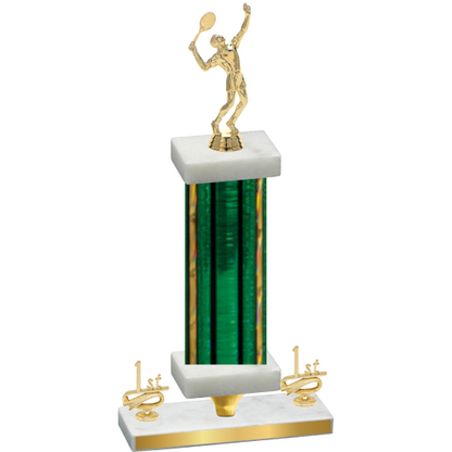 Premium Single Green Glacier First Place Tennis Trophy
