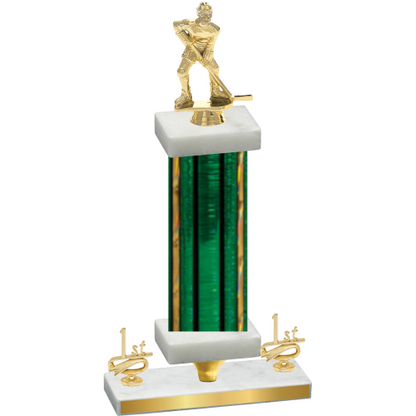 Premium Single Green Glacier First Place Hockey Trophy