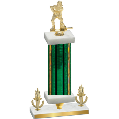 Premium Single Green Glacier Victory Hockey Trophy