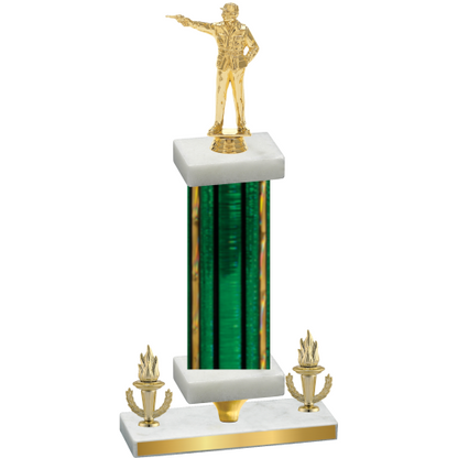 Premium Single Green Glacier Victory Shooter Trophy