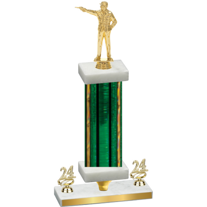 Premium Single Green Glacier Year Shooter Trophy