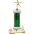 Premium Single Green Glacier First Place Skater Trophy