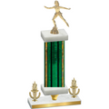 Premium Single Green Glacier Victory Skater Trophy