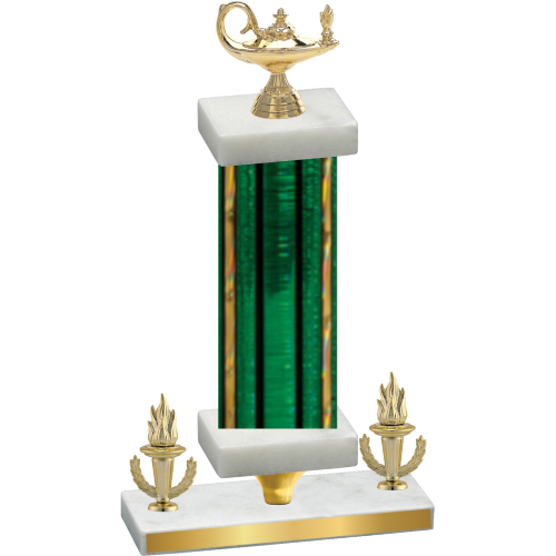 Premium Single Green Glacier Victory Academics Trophy
