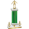 Premium Single Green Carbon Fiber Victory Wrestling Trophy
