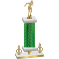 Premium Single Green Carbon Fiber Victory Swimming Trophy