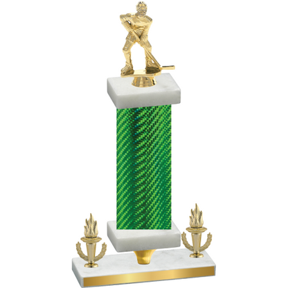 Premium Single Green Carbon Fiber Victory Hockey Trophy