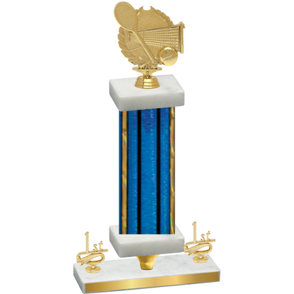 Premium Single Blue Glacier First Place Tennis Trophy