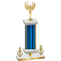 Premium Single Blue Glacier Victory Victory Trophy