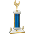 Premium Single Blue Glacier Year Victory Trophy