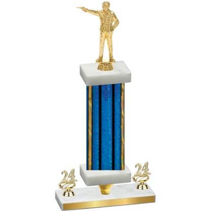 Premium Single Blue Glacier Year Shooter Trophy