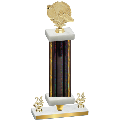 Premium Single Black Glacier Year Running Trophy