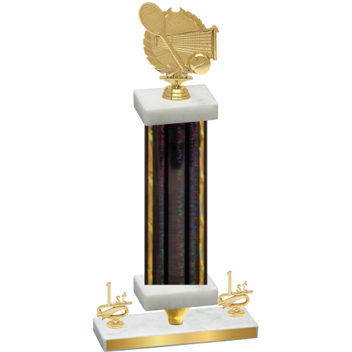 Premium Single Black Glacier First Place Tennis Trophy