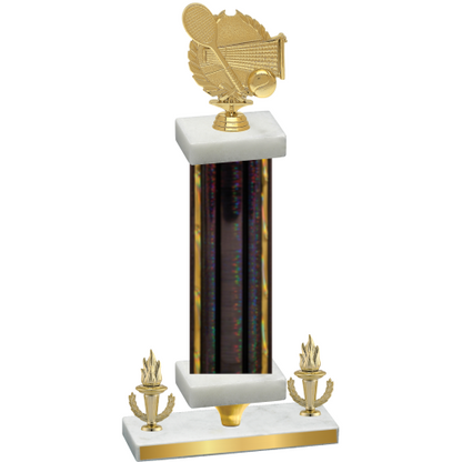 Premium Single Black Glacier Victory Tennis Trophy