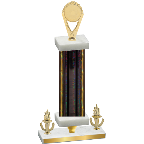 Premium Single Black Glacier Victory Insert Trophy