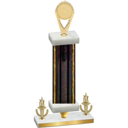 Premium Single Black Glacier Victory Insert Trophy