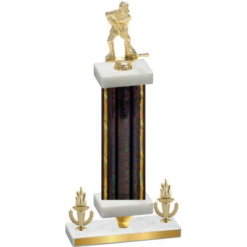 Premium Single Black Glacier Victory Hockey Trophy