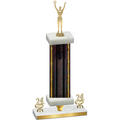 Premium Single Black Glacier Year Victory Trophy