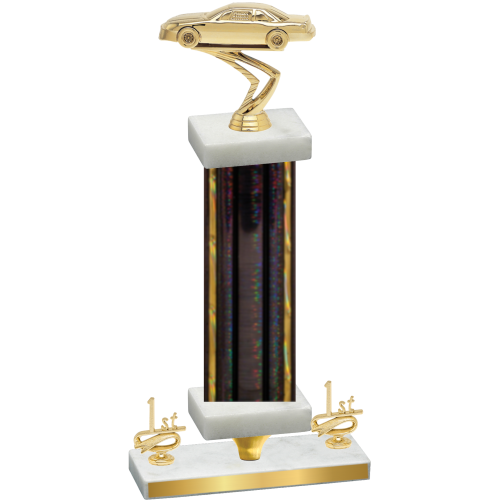 Premium Single Black Glacier First Place Cars Trophy