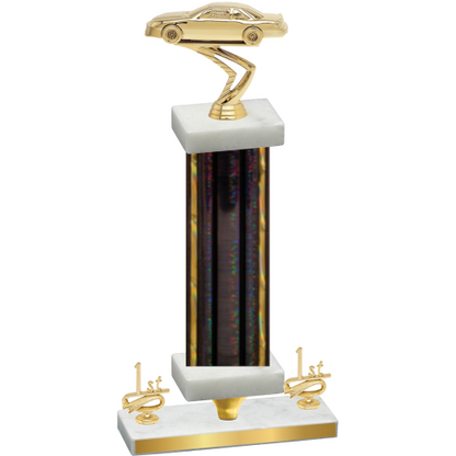 Premium Single Black Glacier First Place Cars Trophy