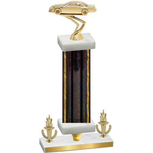 Premium Single Black Glacier Victory Cars Trophy