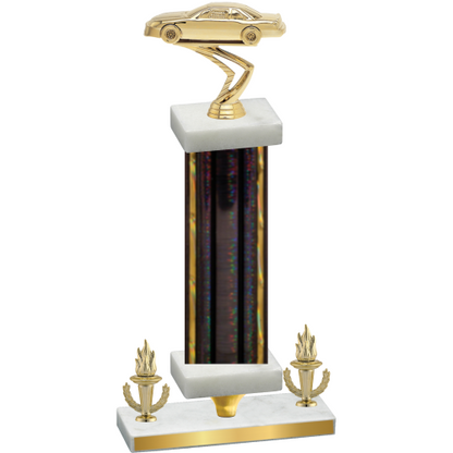 Premium Single Black Glacier Victory Cars Trophy
