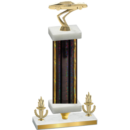 Premium Single Black Glacier Victory Cars Trophy