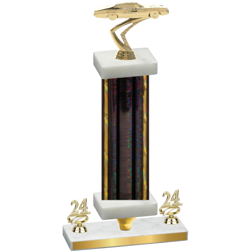 Premium Single Black Glacier Year Cars Trophy