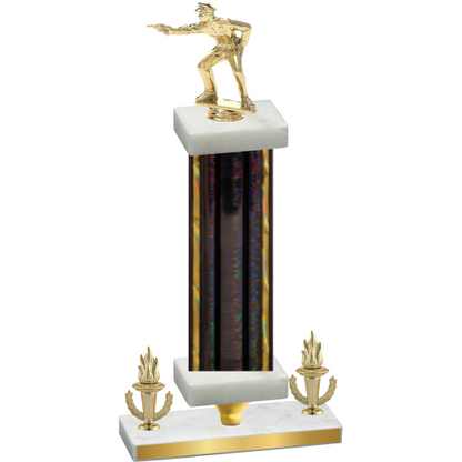 Premium Single Black Glacier Victory Shooter Trophy