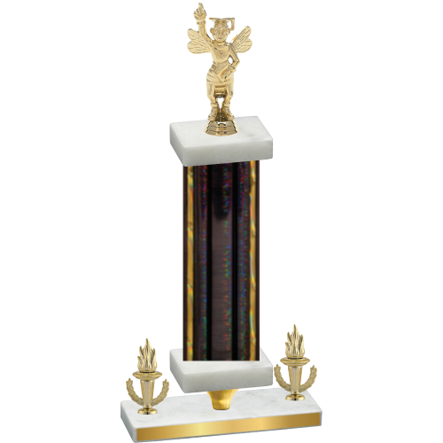 Premium Single Black Glacier Victory Academics Trophy