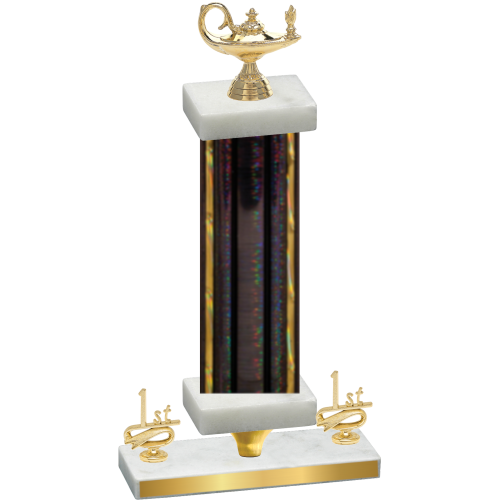 Premium Single Black Glacier First Place Academics Trophy