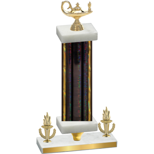 Premium Single Black Glacier Victory Academics Trophy