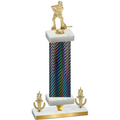 Premium Single Black Carbon Fiber Victory Hockey Trophy