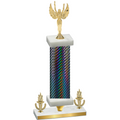 Premium Single Black Carbon Fiber Victory Victory Trophy