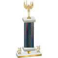 Premium Single Black Carbon Fiber Year Victory Trophy