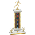 Premium Single Flag USA Year Running Trophy