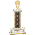 Premium Single Flag USA Year Insert Trophy