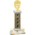 Premium Single Flag USA First Place Pickleball Trophy