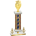 Premium Single Flag USA Victory Pickleball Trophy