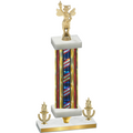 Premium Single Flag USA Victory Academics Trophy