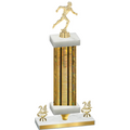 Premium Single Gold Glacier Year Running Trophy